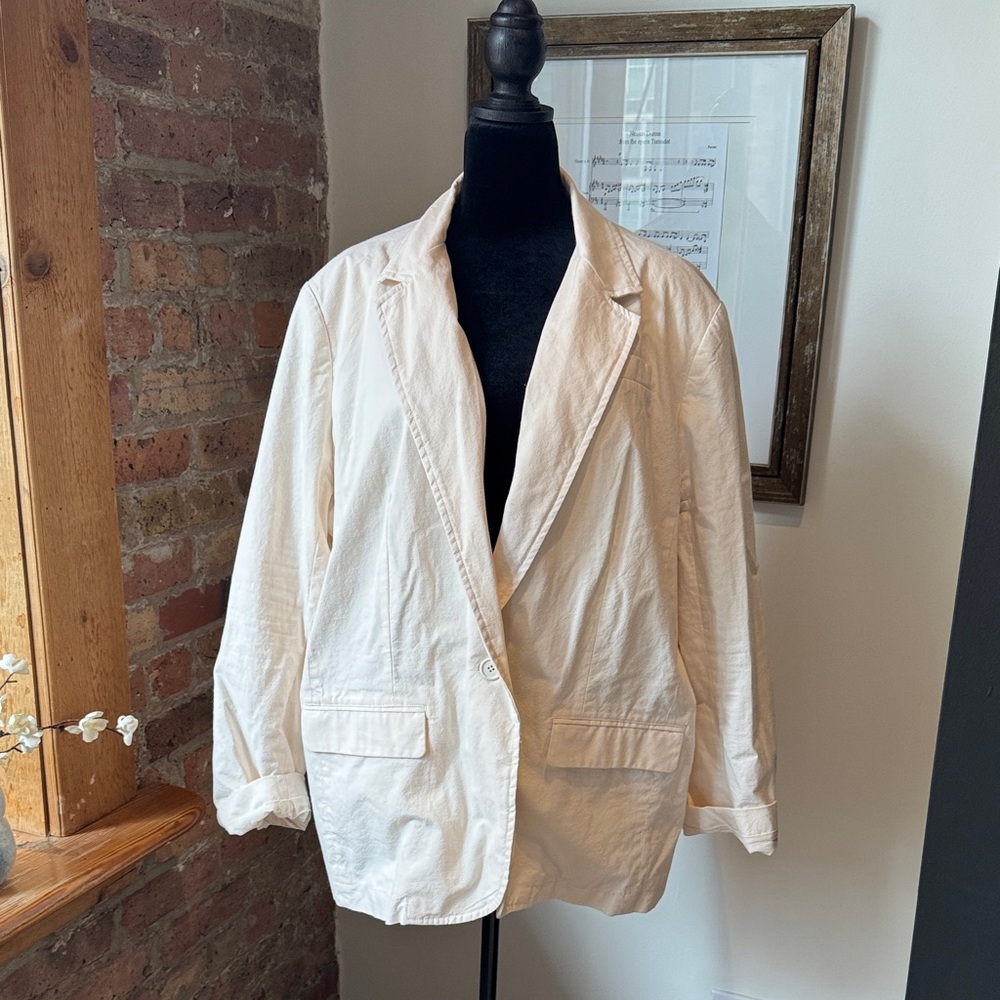 J. Crew Ivory Blazer